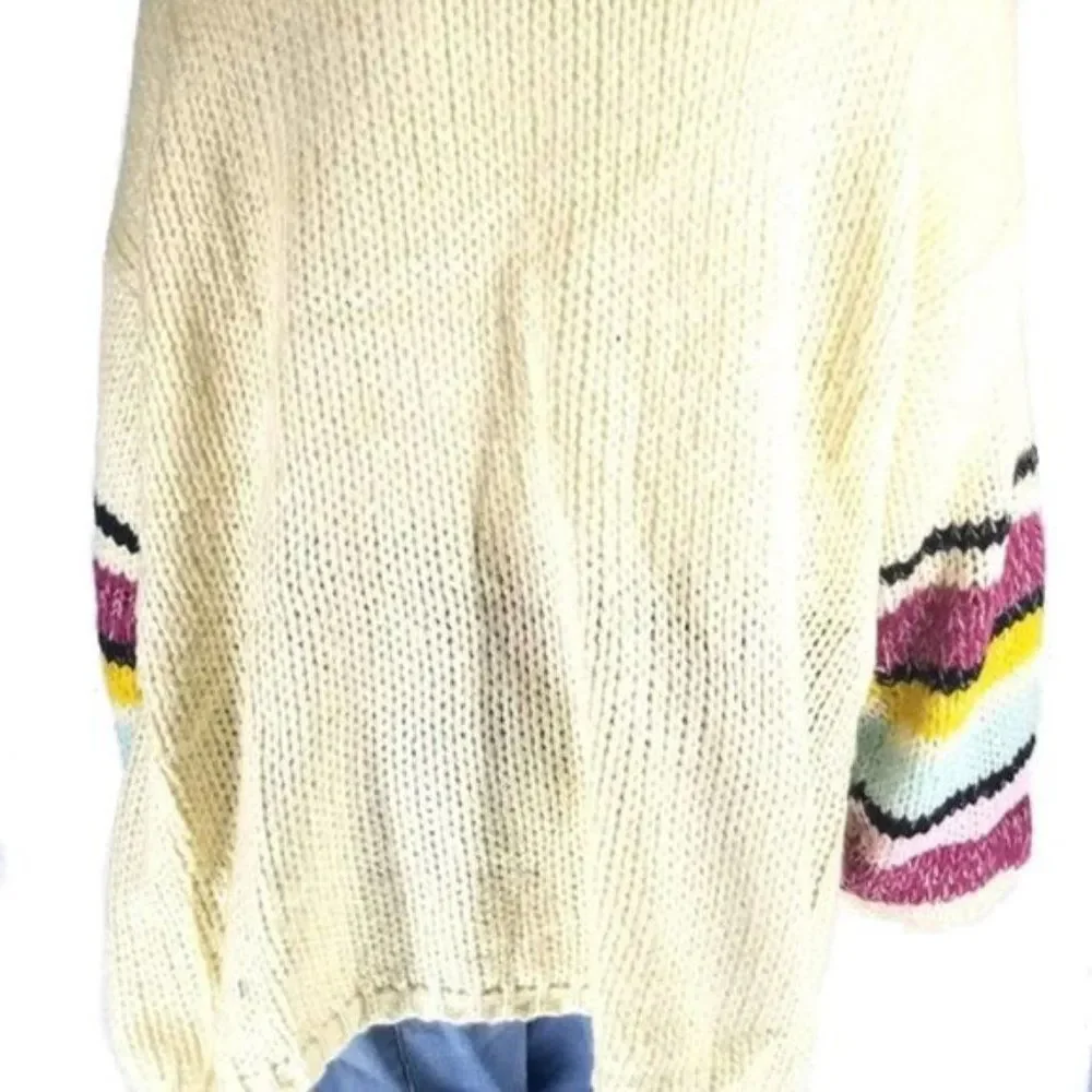 Cozy Striped Cardigan Plus Sizes 1X-2X NWT - Picture 4 of 4